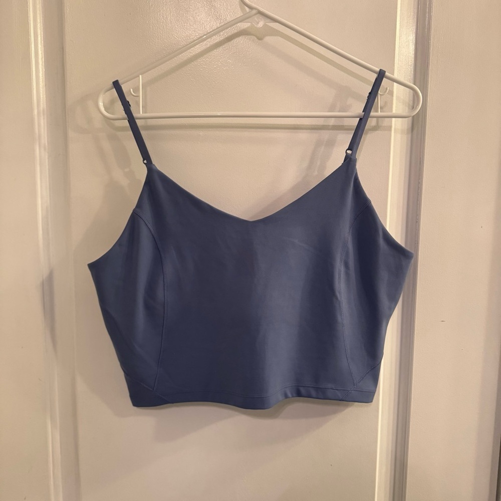 Lululemon Align Cropped Cami Tank Top *Light Support, A/B Cup Oasis Blue